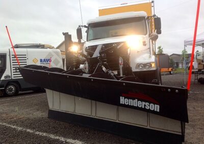 Truck with Henderson plow