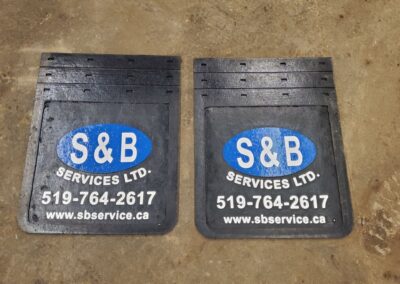 S & B Services Ltd truck mud flaps