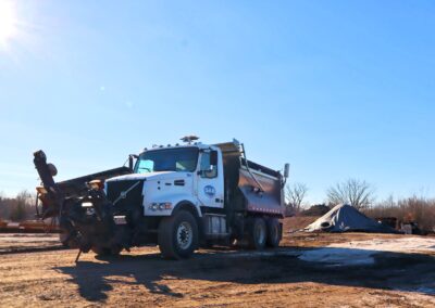 S&B Services dump truck